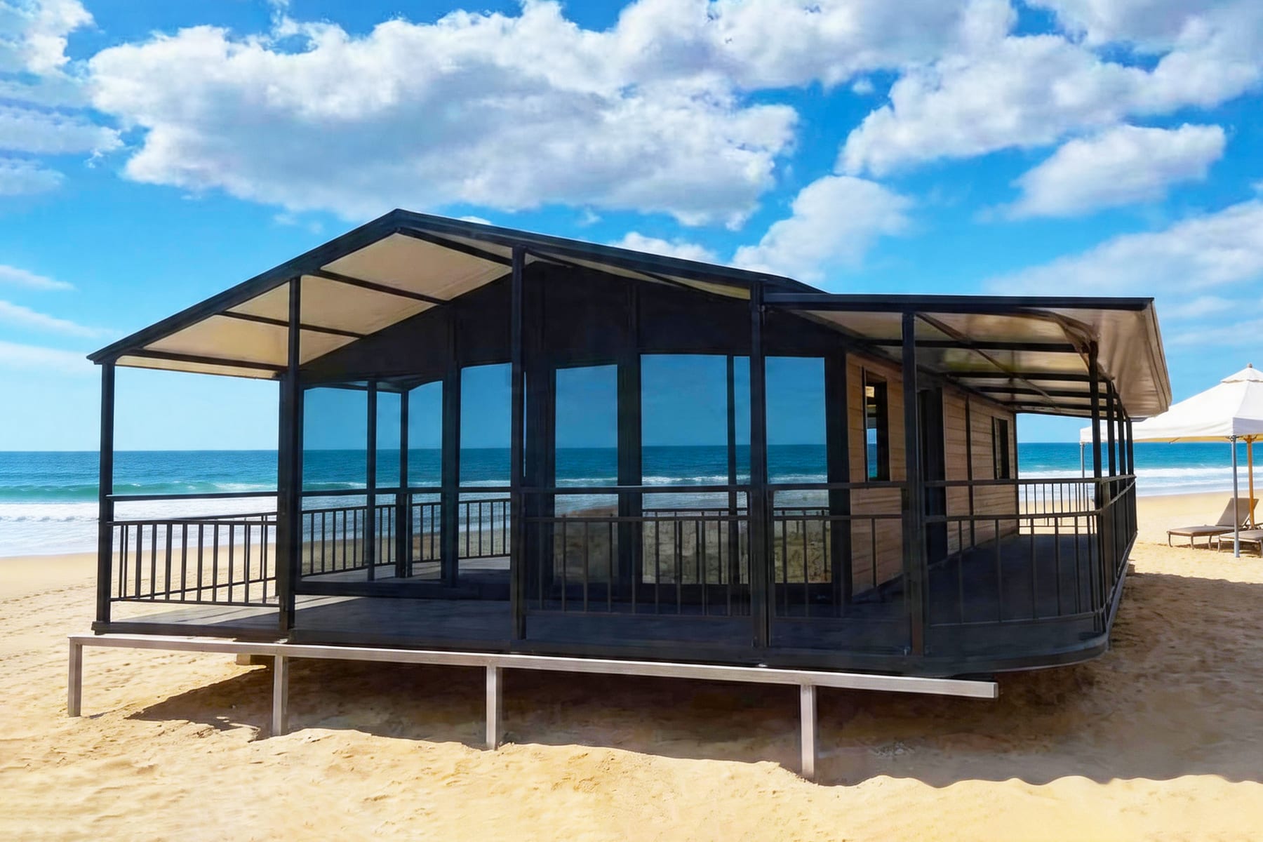 Vacation Homes & Studios expandable container house application