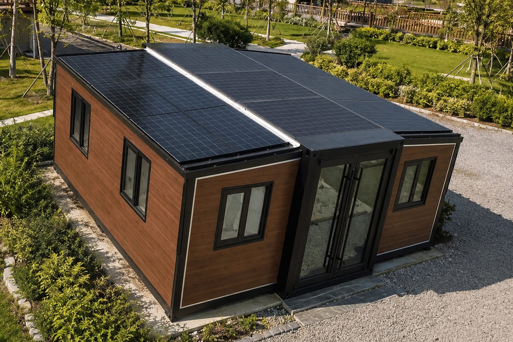 Remote & Off-grid Homes expandable container house application