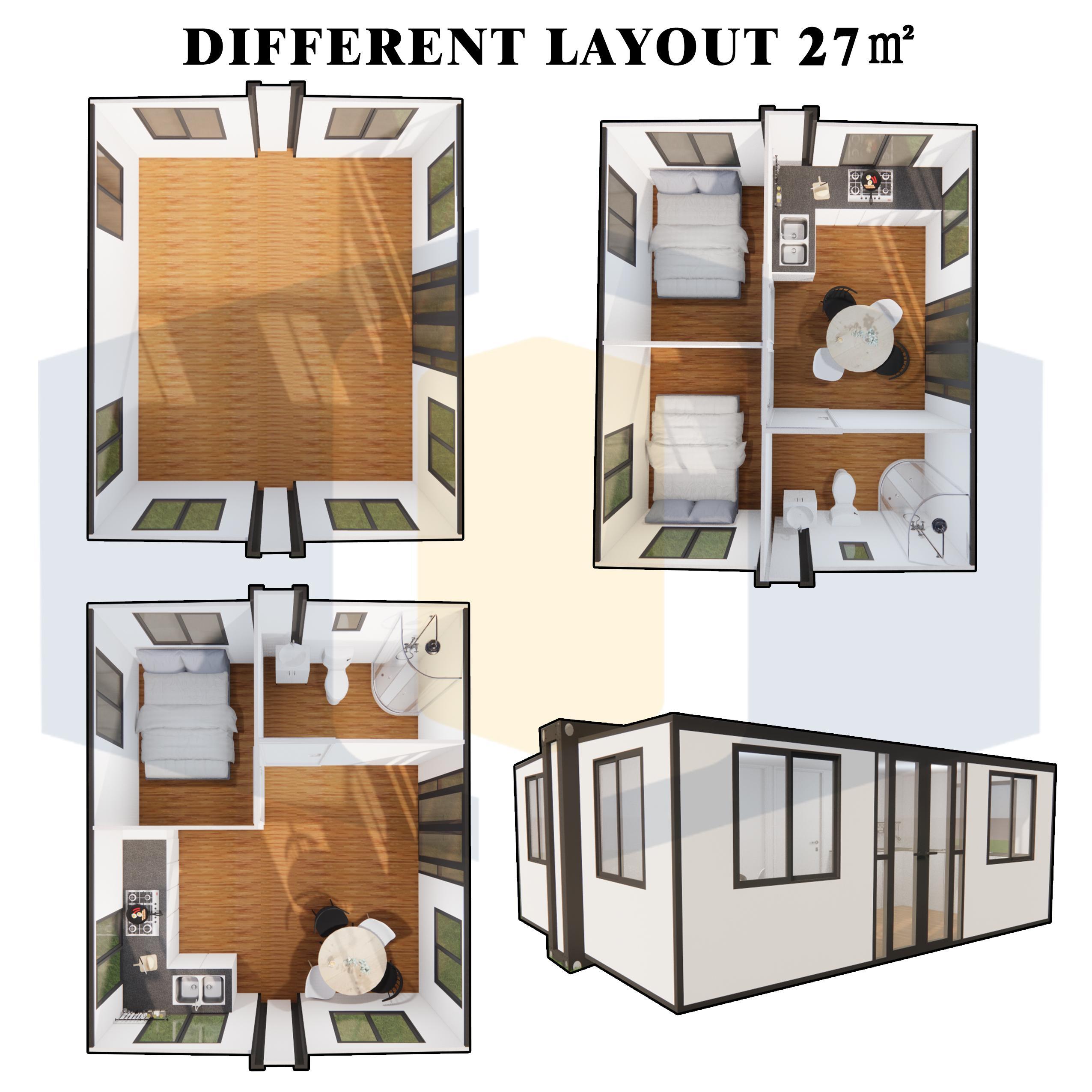 20FT Compact floor plan